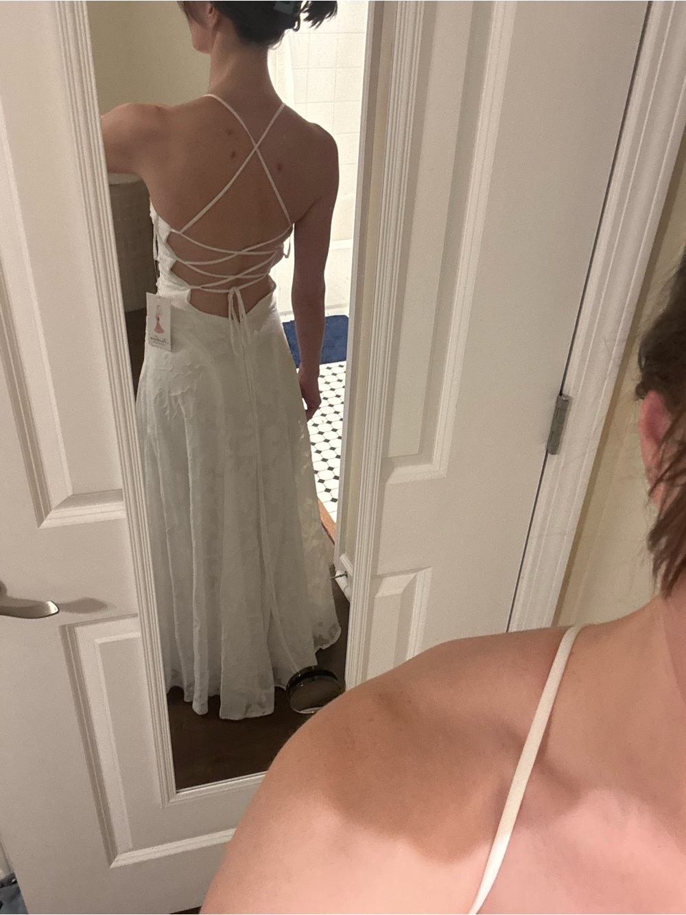 NWT FRANCIS MAXI DRESS - IVORY - Picture 4 of 9